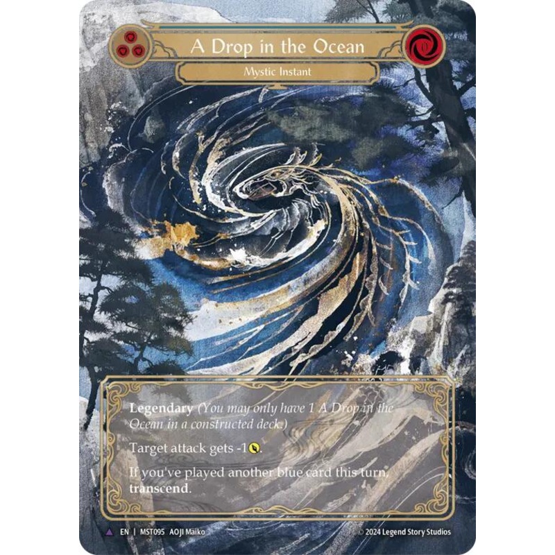 A Drop in the Ocean // Inner Chi (Marvel) [MST095] (Part the Mistveil)  Cold Foil