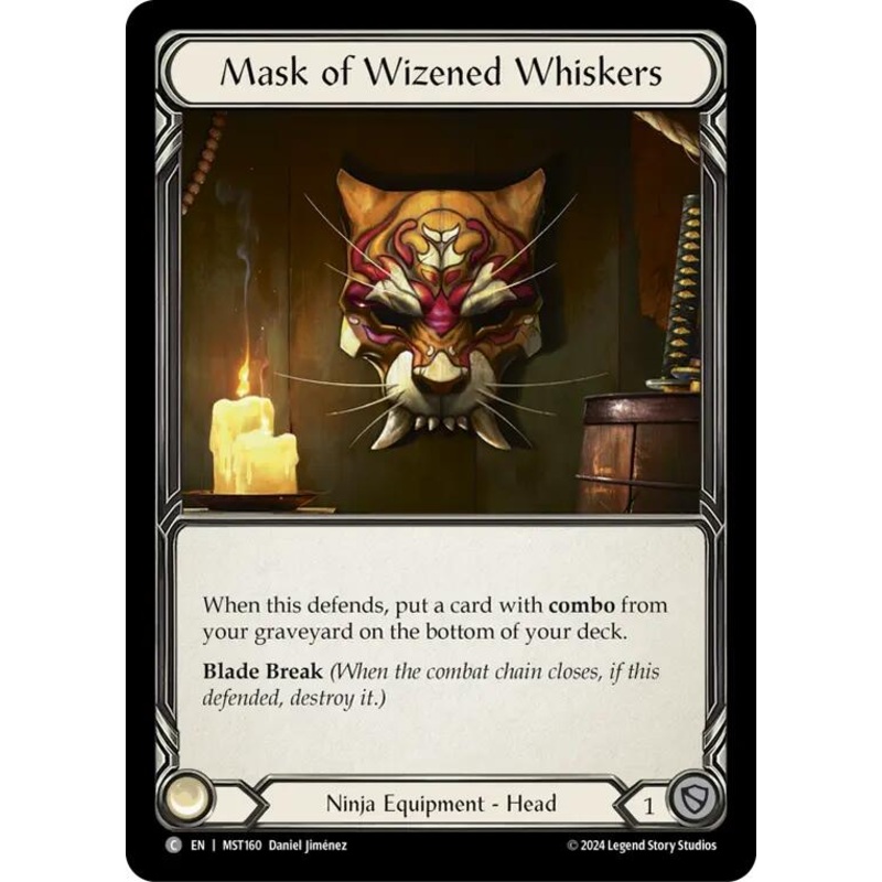 Mask of Wizened Whiskers [MST160] (Part the Mistveil)  Cold Foil