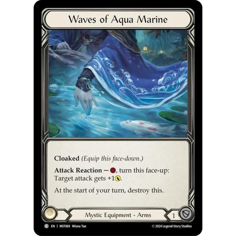 Waves of Aqua Marine [MST069] (Part the Mistveil)  Cold Foil