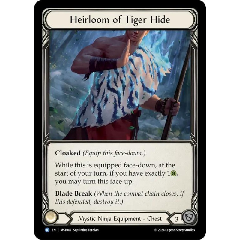 Heirloom of Tiger Hide [MST049] (Part the Mistveil)  Cold Foil