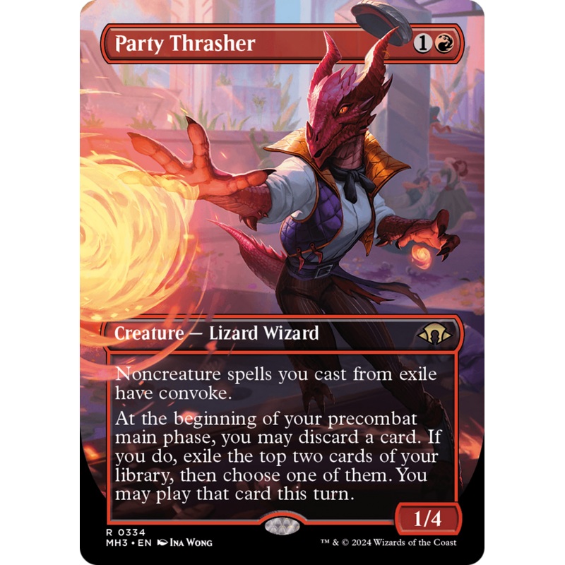 Party Thrasher (Borderless) [Modern Horizons 3]