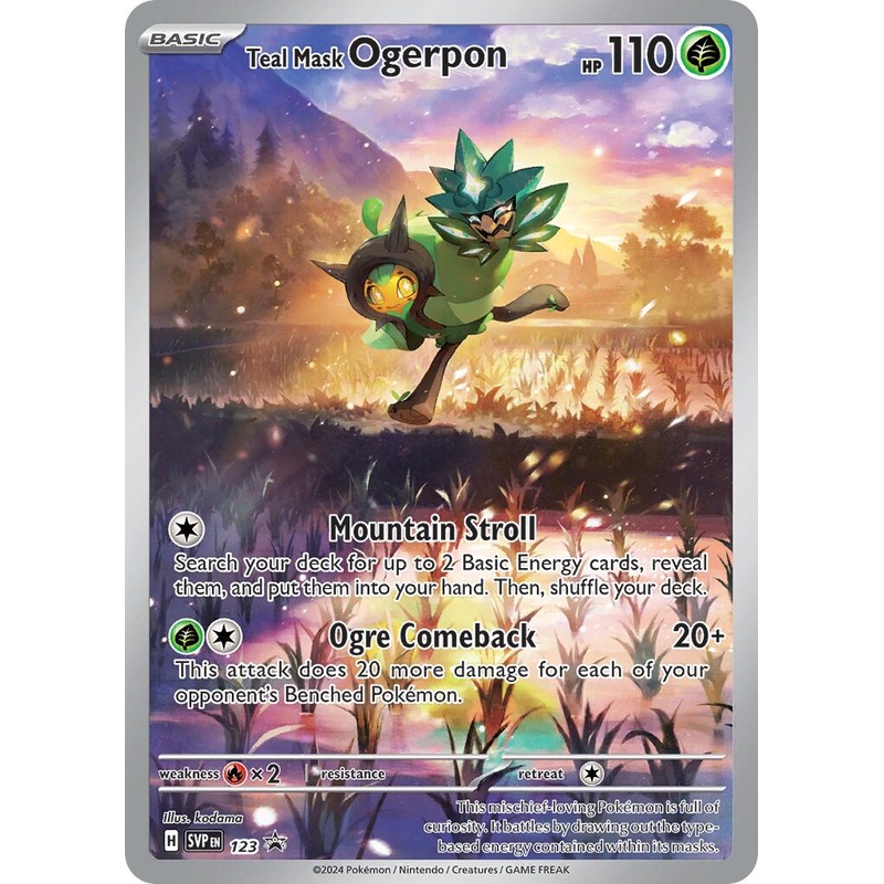 Teal Mask Ogerpon (123) [Scarlet & Violet: Black Star Promos]