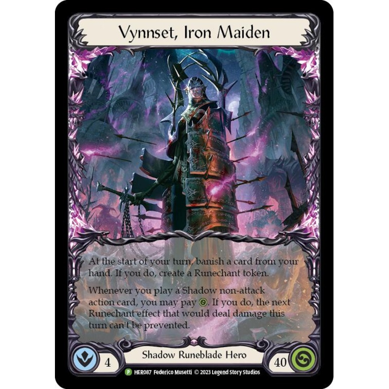 Vynnset, Iron Maiden [HER087] (Promo)  Cold Foil