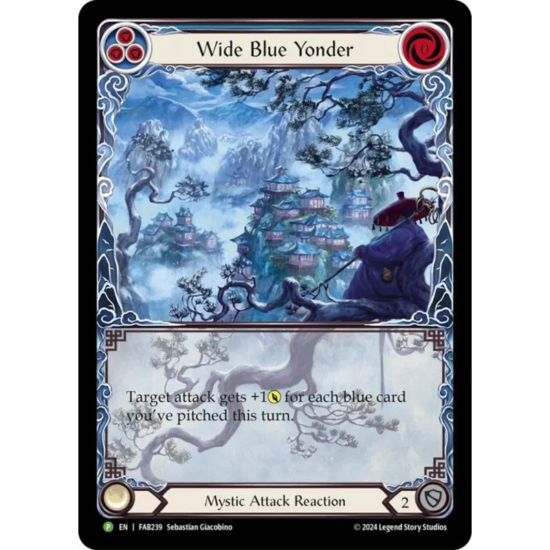 Wide Blue Yonder [FAB239] (Promo)  Rainbow Foil