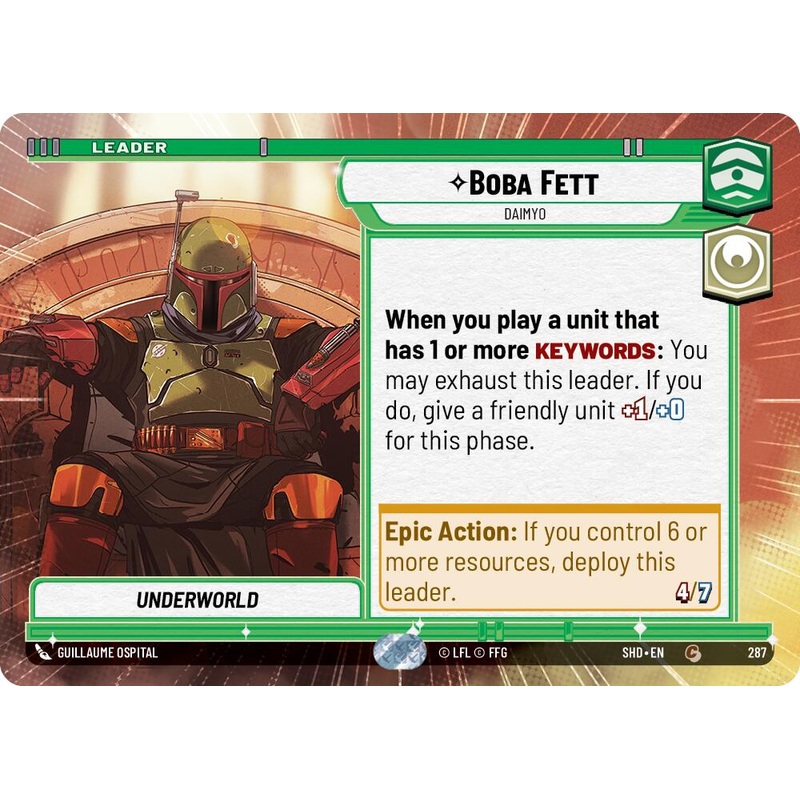 Boba Fett – Daimyo (Hyperspace) (287) [Shadows of the Galaxy]