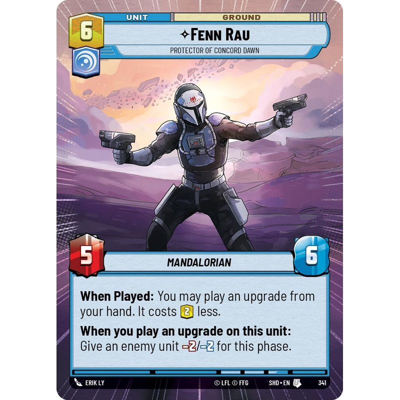 Fenn Rau – Protector of Concord Dawn (Hyperspace) (341) [Shadows of the Galaxy]