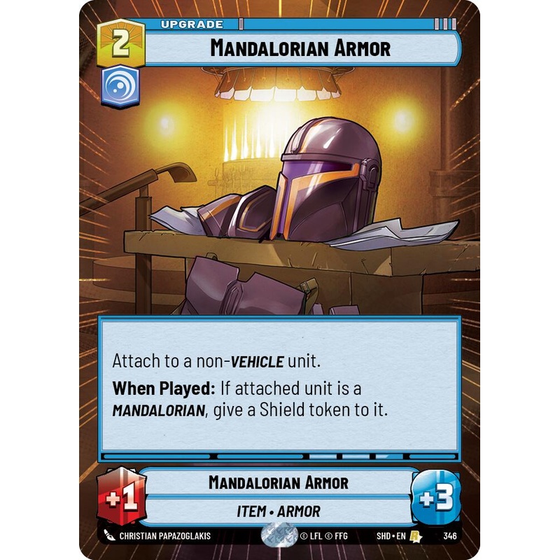 Mandalorian Armor (Hyperspace) (346) [Shadows of the Galaxy]