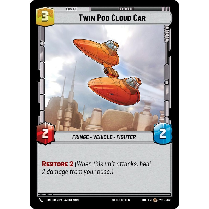 Twin Pod Cloud Car (259/262) [Shadows of the Galaxy]