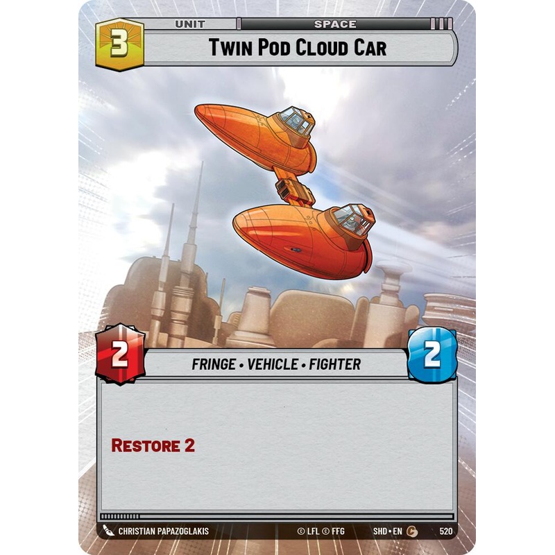 Twin Pod Cloud Car (Hyperspace) (520) [Shadows of the Galaxy]