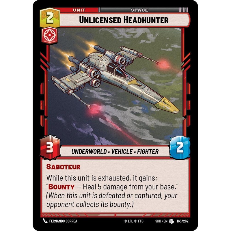 Unlicensed Headhunter (165/262) [Shadows of the Galaxy]