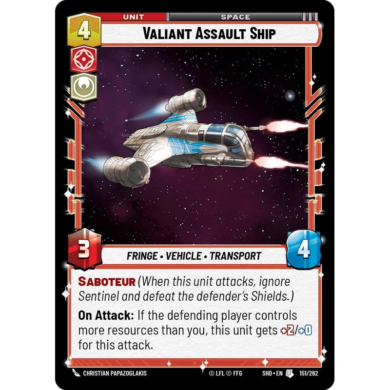 Valiant Assault Ship (151/262) [Shadows of the Galaxy]