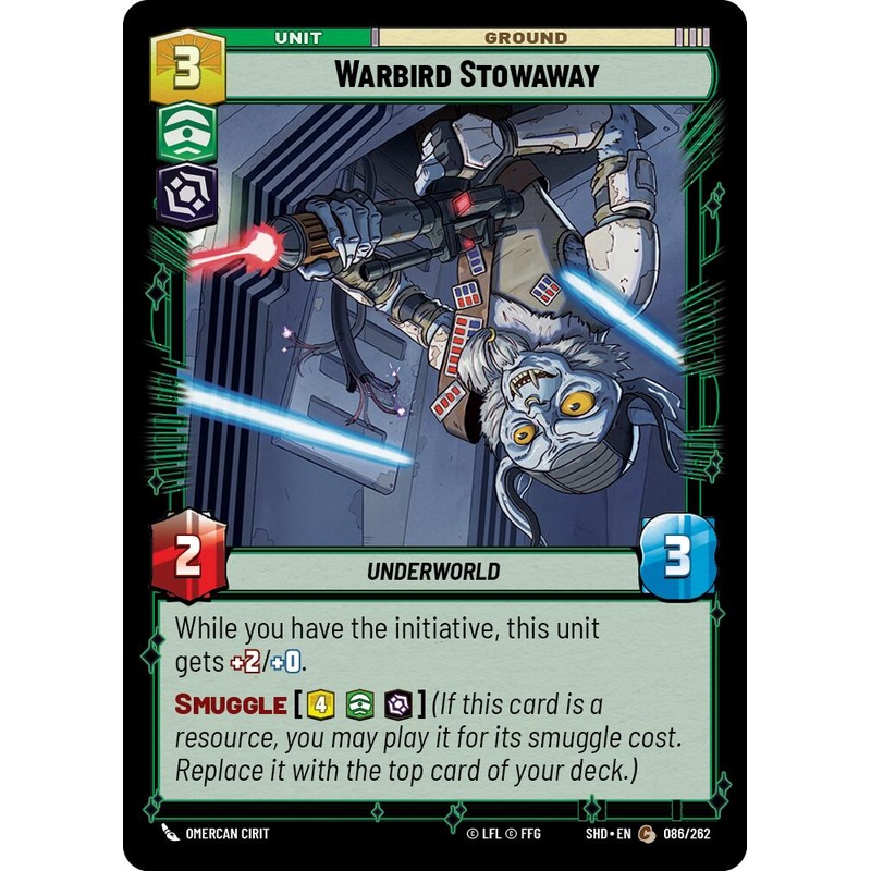 Warbird Stowaway (086/262) [Shadows of the Galaxy]