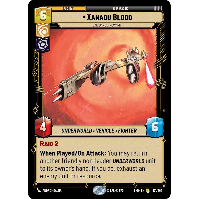Xanadu Blood – Cad Bane’s Reward (191/262) [Shadows of the Galaxy]