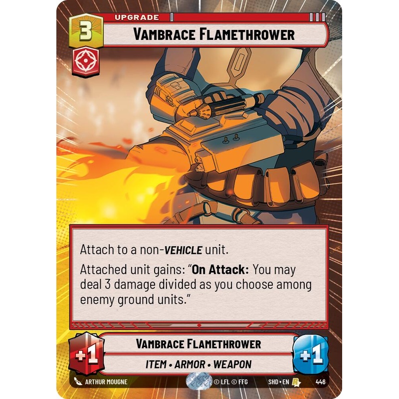 Vambrace Flamethrower (Hyperspace) (446) [Shadows of the Galaxy]