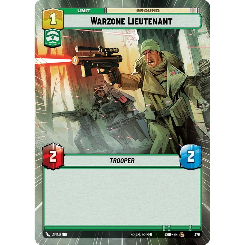 Warzone Lieutenant (Hyperspace) (379) [Shadows of the Galaxy]