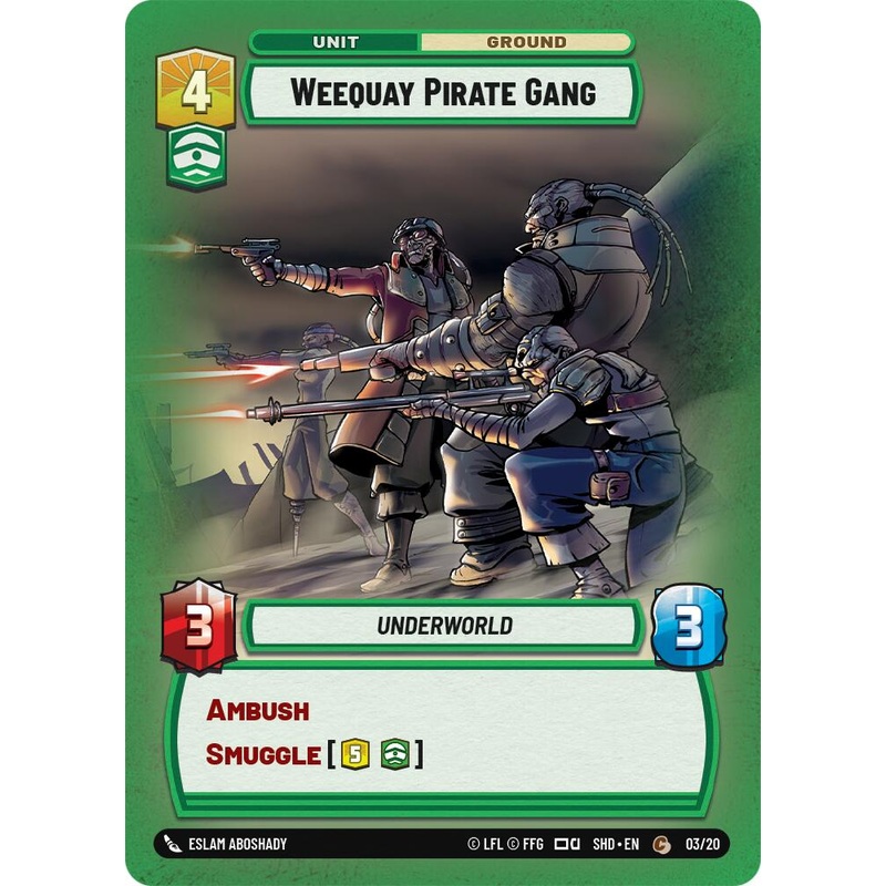Weequay Pirate Gang (03/20) [Shadows of the Galaxy: Weekly Play]