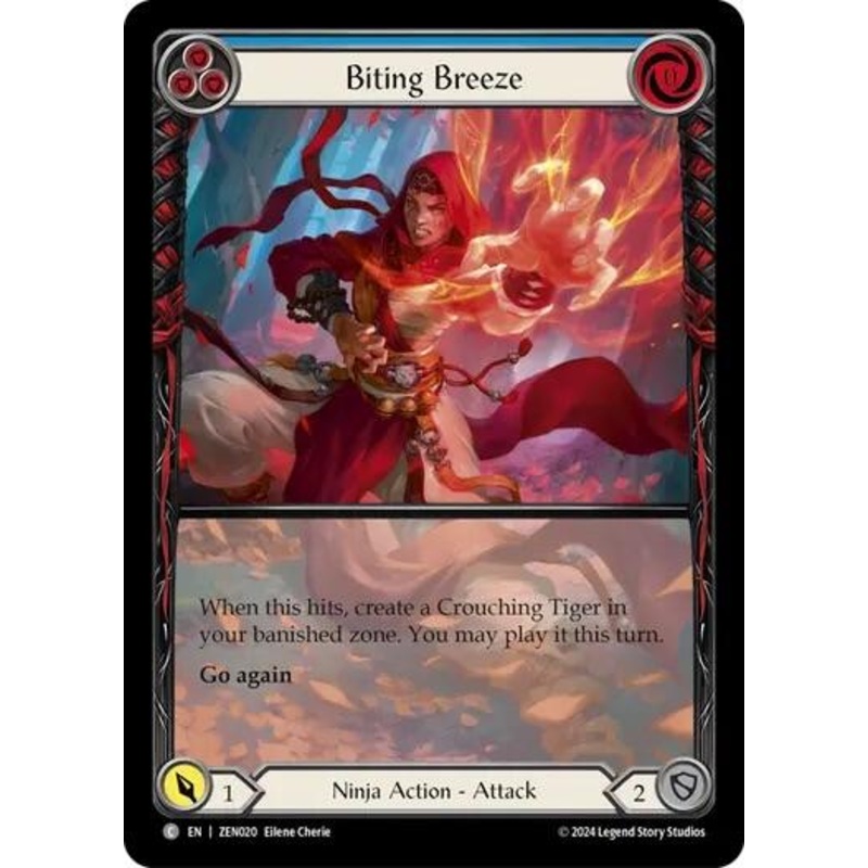 Biting Breeze (Blue) [ZEN020] (Part the Mistveil Zen Blitz Deck)