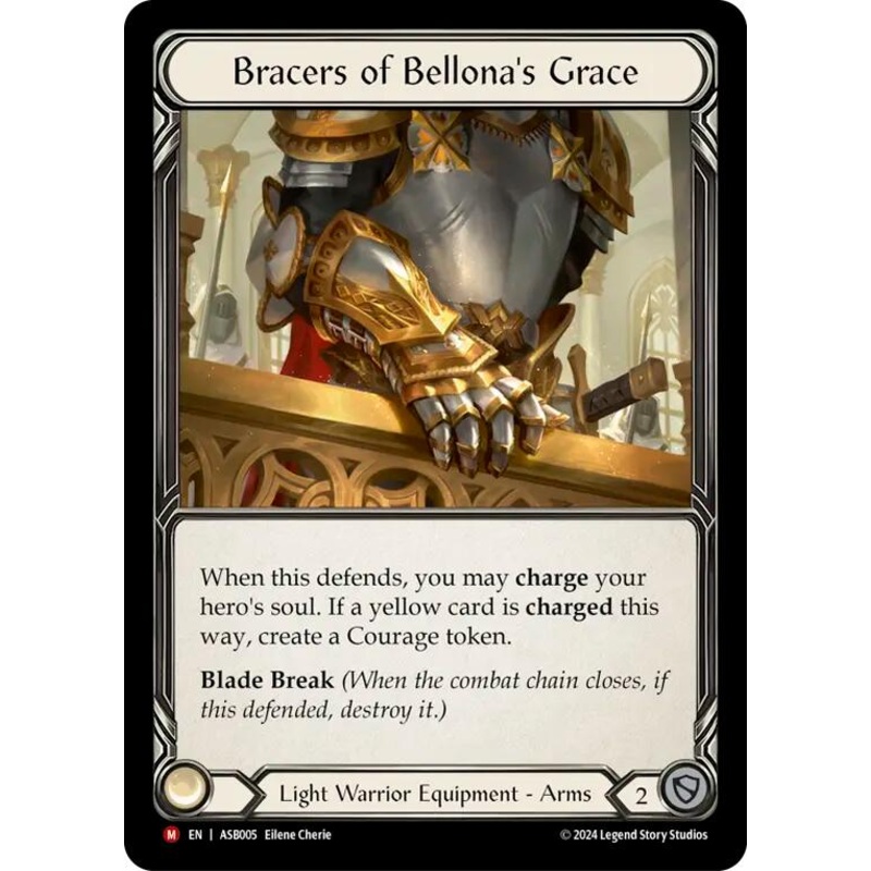 Bracers of Bellona’s Grace [ASB005] (Armory Deck: Boltyn)  Rainbow Foil