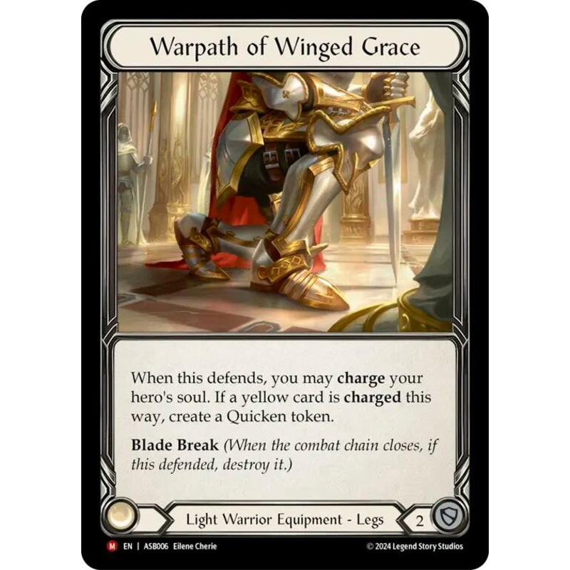 Warpath of Winged Grace [ASB006] (Armory Deck: Boltyn)  Rainbow Foil