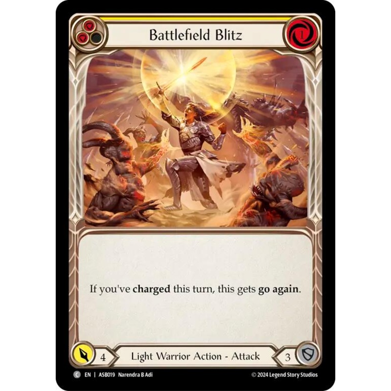 Battlefield Blitz (Yellow) [ASB019] (Armory Deck: Boltyn)