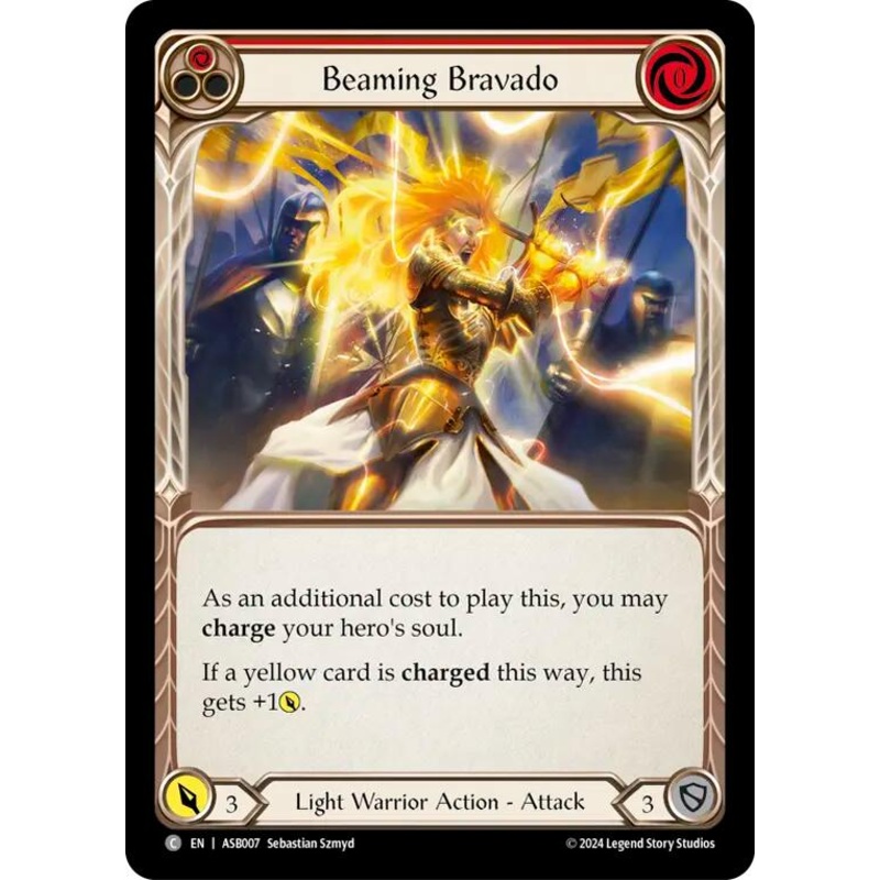 Beaming Bravado (Red) [ASB007] (Armory Deck: Boltyn)