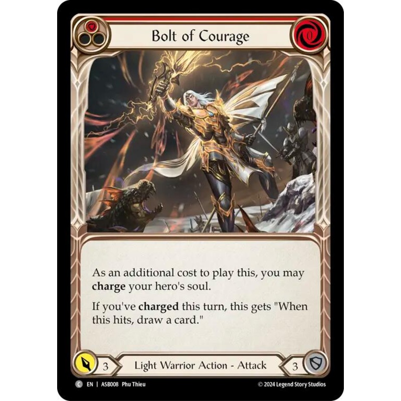Bolt of Courage (Red) [ASB008] (Armory Deck: Boltyn)