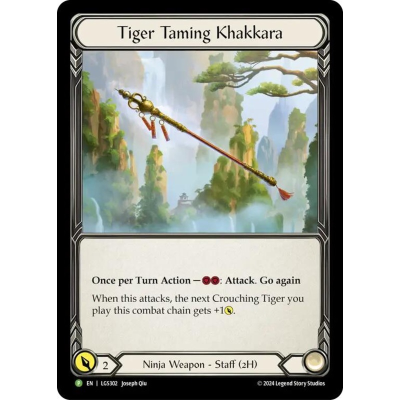 Tiger Taming Khakkara [LGS302] (Promo)  Cold Foil