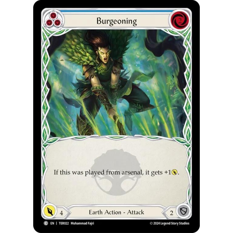 Burgeoning (Blue) [TER022] (1st Strike)