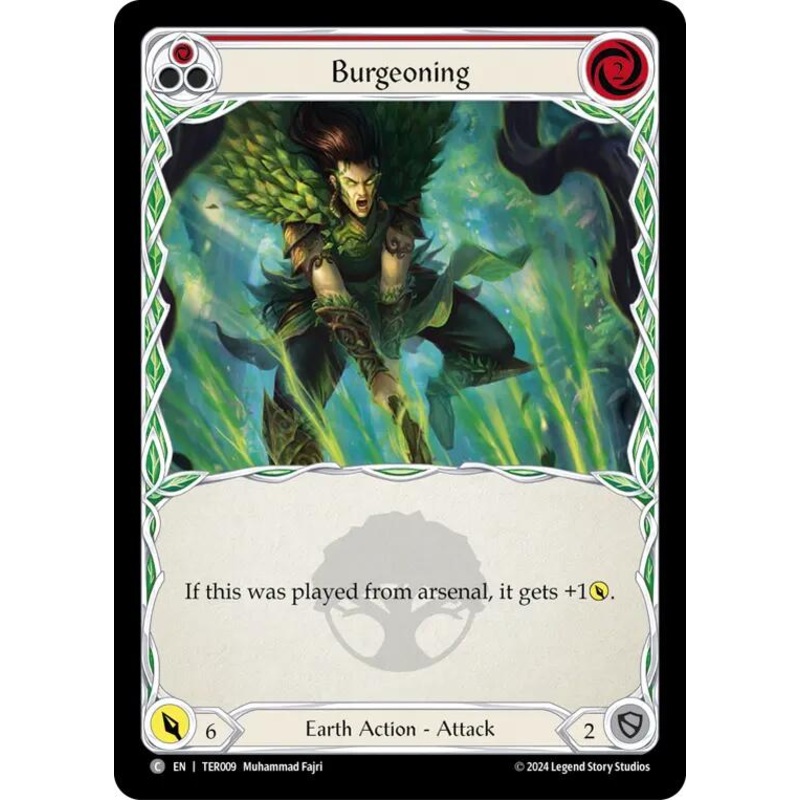 Burgeoning (Red) [TER009] (1st Strike)