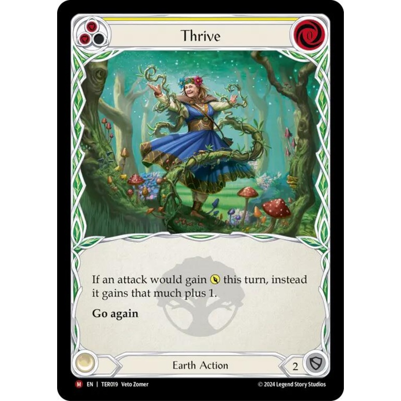 Thrive [TER019] (1st Strike)|Near Mint|Lightly Played|Moderately Played|Heavily Played|Damaged