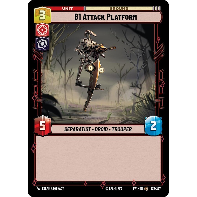 B1 Attack Platform (133/257) (133/257) [Twilight of the Republic]