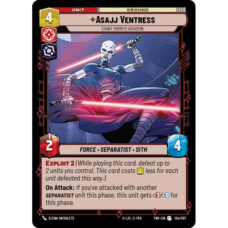 Asajj Ventress – Count Dooku’s Assassin (134/257) (134/257) [Twilight of the Republic]