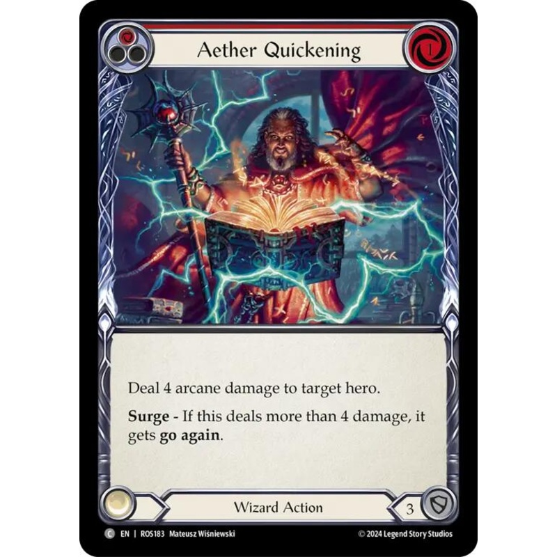 Aether Quickening (Red) [ROS183] (Rosetta)