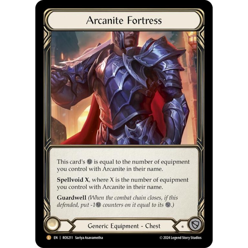 Arcanite Fortress [ROS211] (Rosetta)  Rainbow Foil