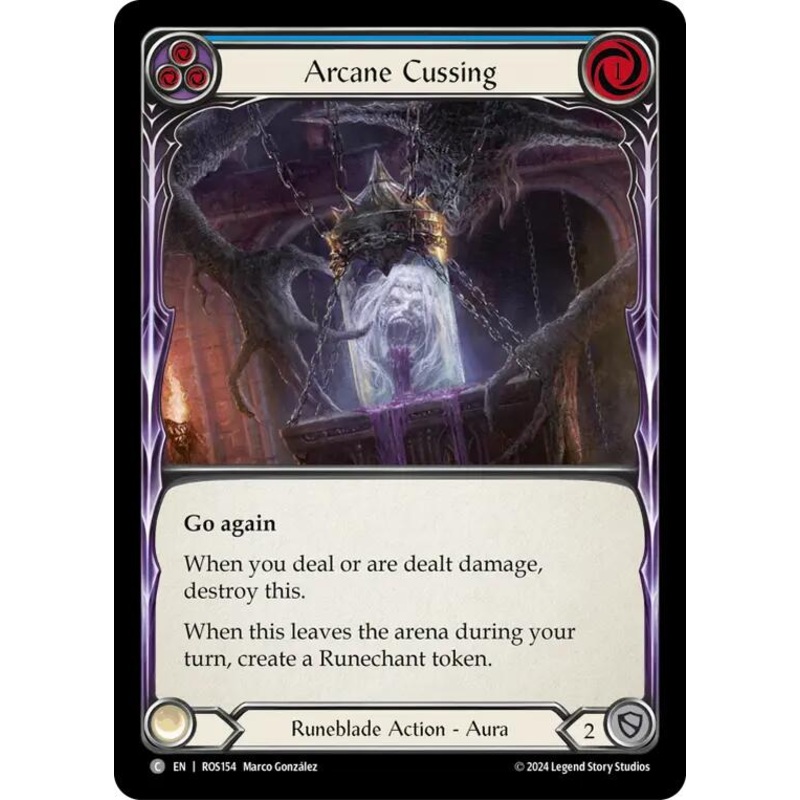 Arcane Cussing (Blue) [ROS154] (Rosetta)