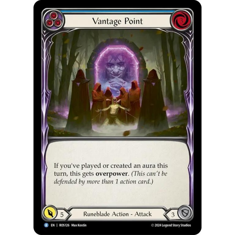 Vantage Point (Blue) [ROS126] (Rosetta)  Rainbow Foil