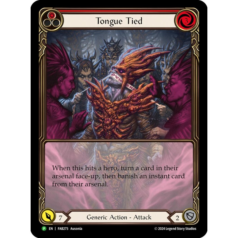 Tongue Tied (Extended Art) [FAB273] (Rosetta)  Rainbow Foil