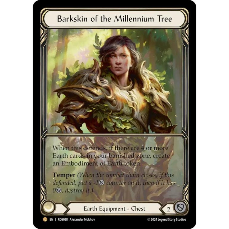 Barkskin of the Millennium Tree (Extended Art) [ROS028] (Rosetta)  Cold Foil
