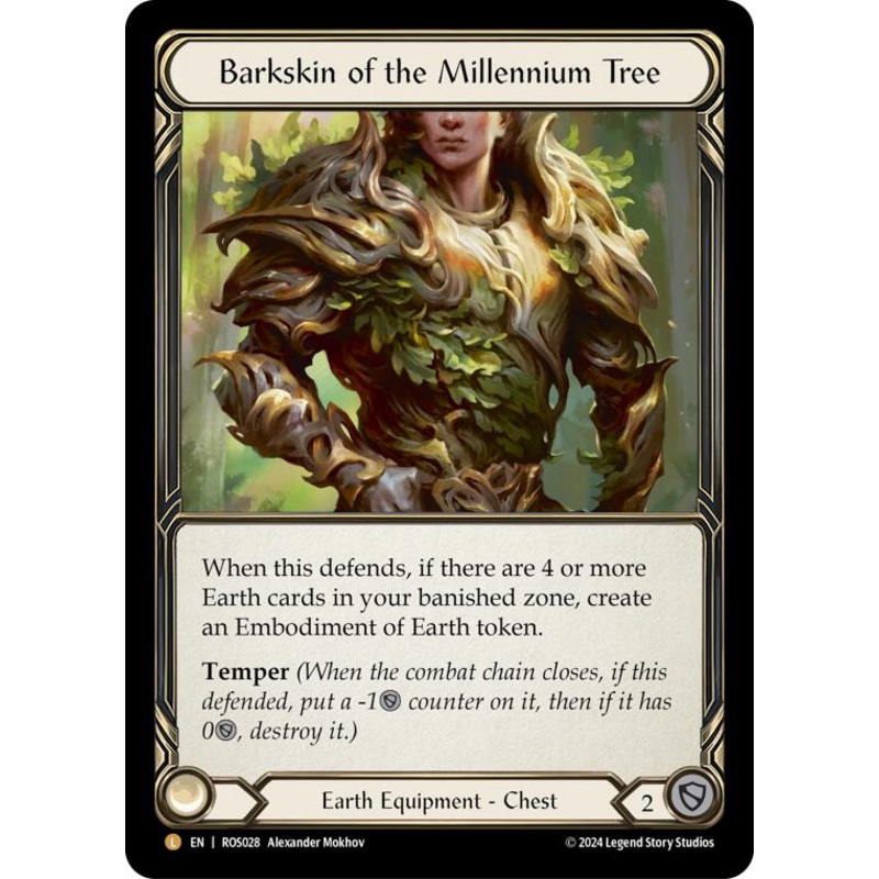 Barkskin of the Millennium Tree [ROS028] (Rosetta)  Rainbow Foil