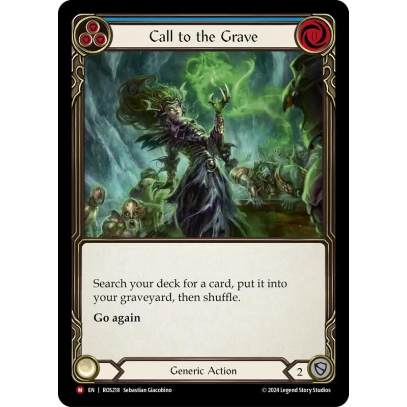 Call to the Grave [ROS218] (Rosetta)  Rainbow Foil