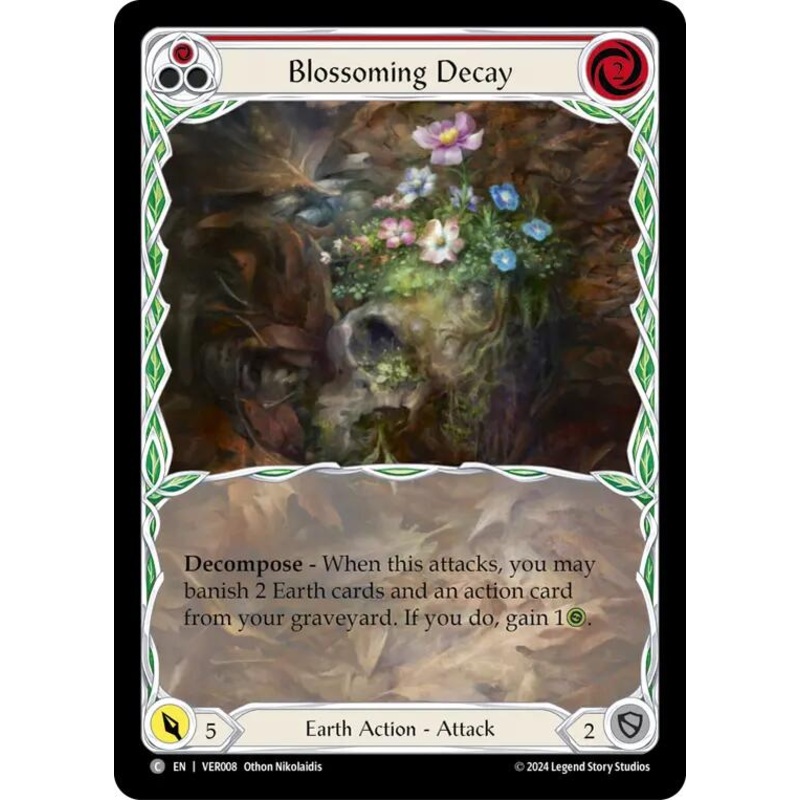 Blossoming Decay (Red) [VER008] (Rosetta Verdance Blitz Deck)