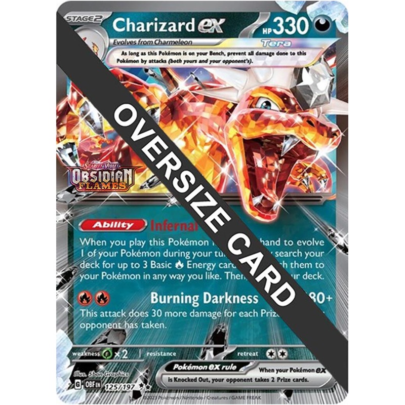 Charizard ex (125/197 – Jumbo Card) [Scarlet & Violet: Obsidian Flames]