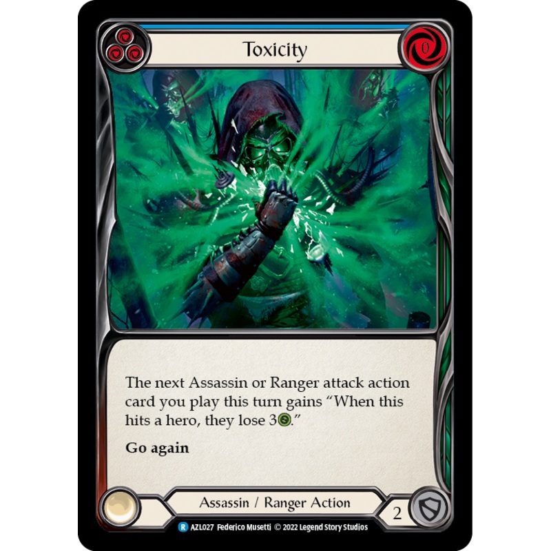 Toxicity (Blue) [AZL027] (Outsiders Azalea Blitz Deck)