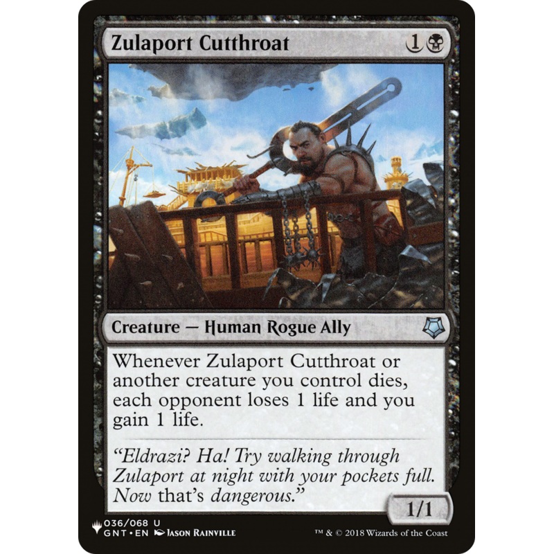 Zulaport Cutthroat [The List]|Near Mint|Lightly Played|Moderately Played|Heavily Played|Damaged