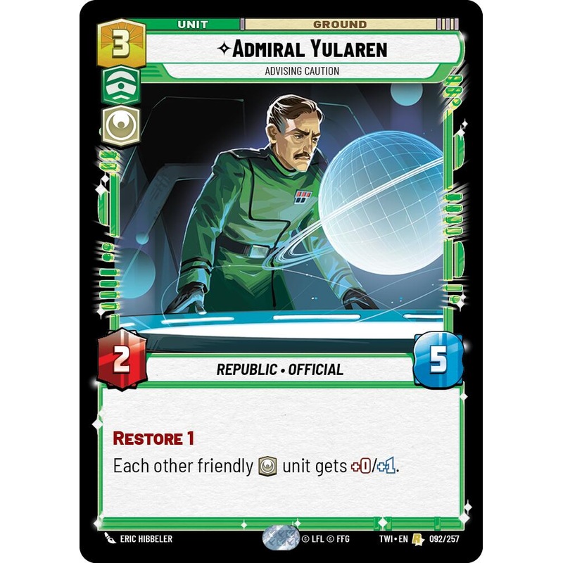 Admiral Yularen (092/257) (092/257) [Twilight of the Republic]