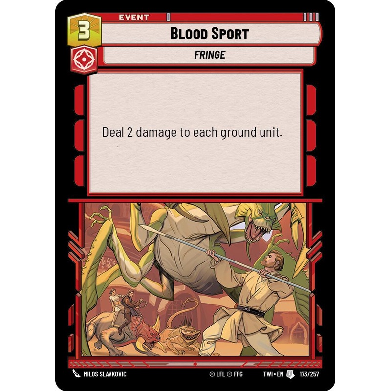 Blood Sport (173/257) (173/257) [Twilight of the Republic]