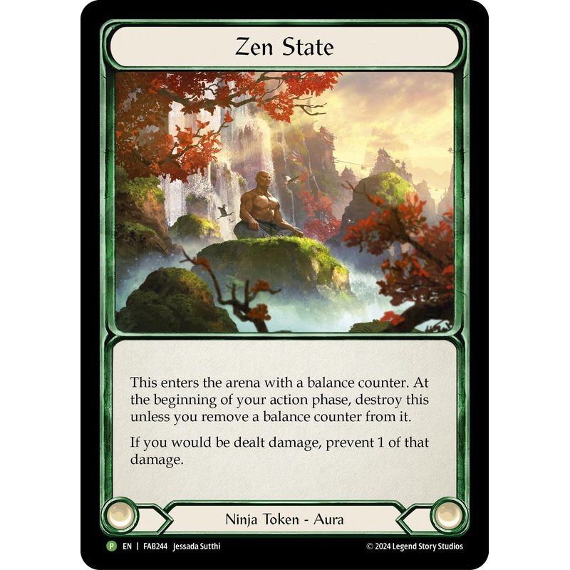 Zen State (Cold Foil) [FAB244] (Promo)  Rainbow Foil