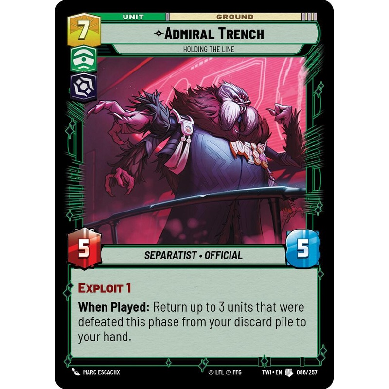 Admiral Trench – Holding the Line (086/257) (086/257) [Twilight of the Republic]