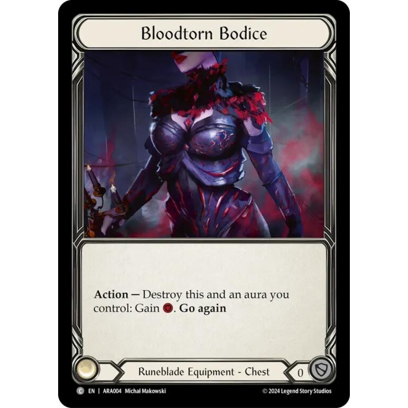 Bloodtorn Bodice [ARA004] (Rosetta Aurora Blitz Deck)