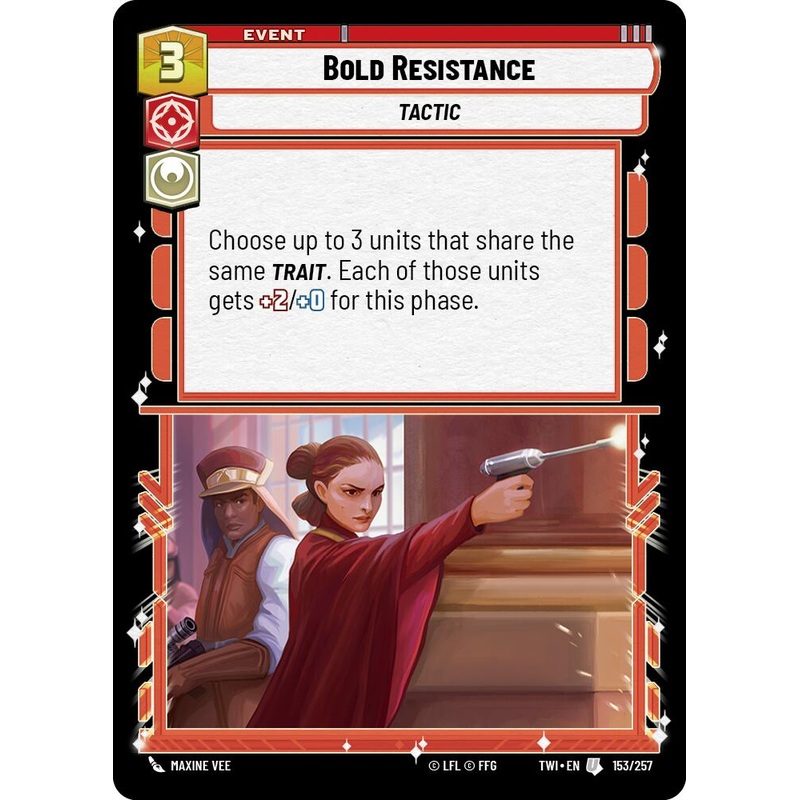 Bold Resistance (153/257) (153/257) [Twilight of the Republic]